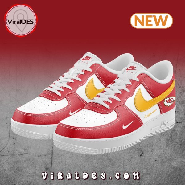 Kansas City Chiefs Custom Name Air Force 1 Shoes