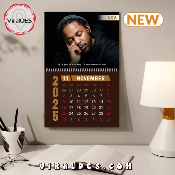 Kendrick Lamar 2025 Happy New Year Calendar