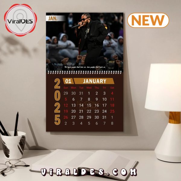 Kendrick Lamar 2025 Happy New Year Calendar