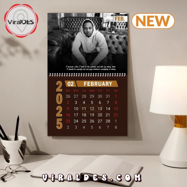 Kendrick Lamar 2025 Happy New Year Calendar