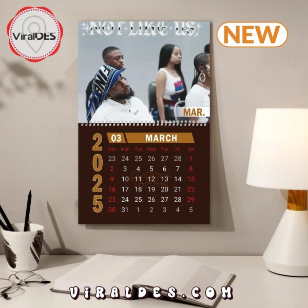 Kendrick Lamar 2025 Happy New Year Calendar