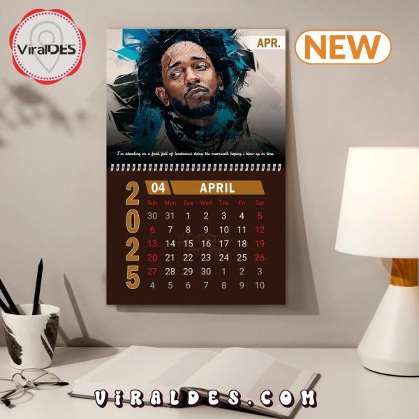 Kendrick Lamar 2025 Happy New Year Calendar