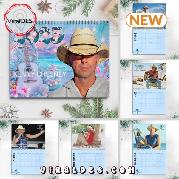 Kenny Chesney 2025 Happy New Year Calendar