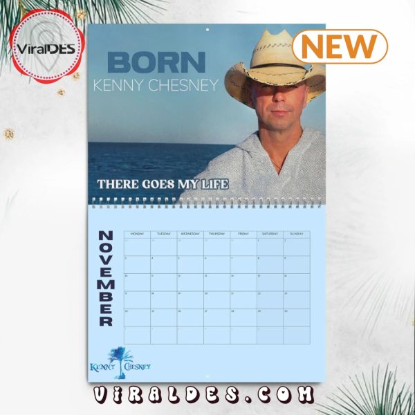 Kenny Chesney 2025 Happy New Year Calendar