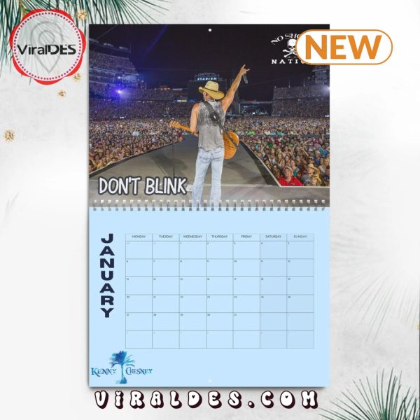 Kenny Chesney 2025 Happy New Year Calendar