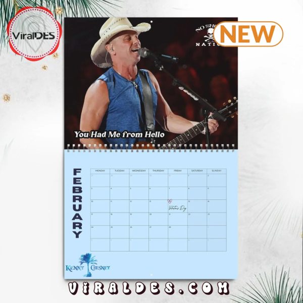 Kenny Chesney 2025 Happy New Year Calendar