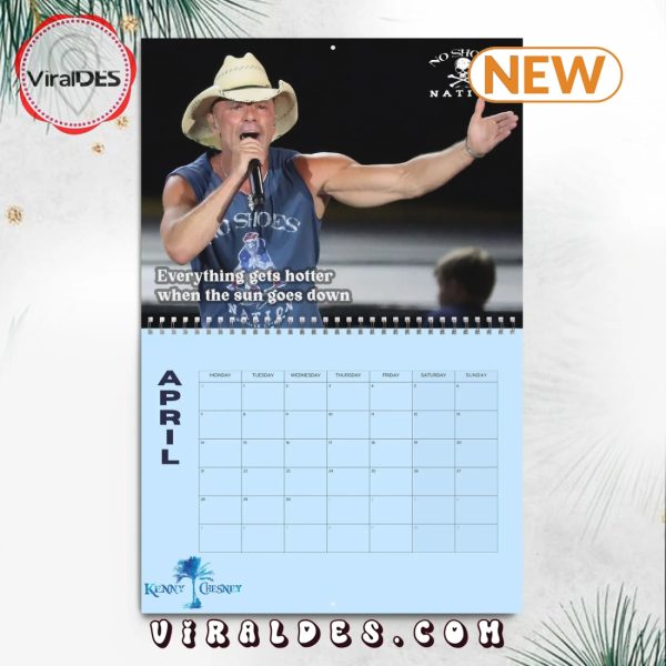 Kenny Chesney 2025 Happy New Year Calendar