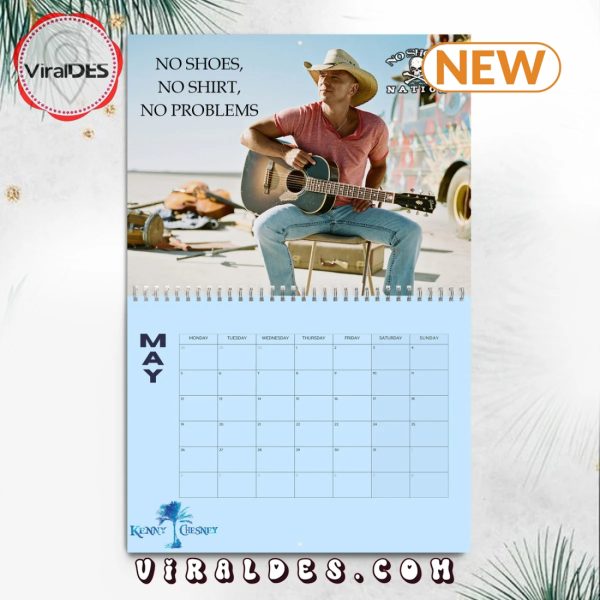 Kenny Chesney 2025 Happy New Year Calendar