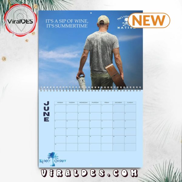 Kenny Chesney 2025 Happy New Year Calendar