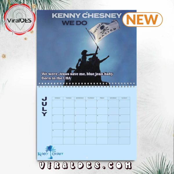 Kenny Chesney 2025 Happy New Year Calendar