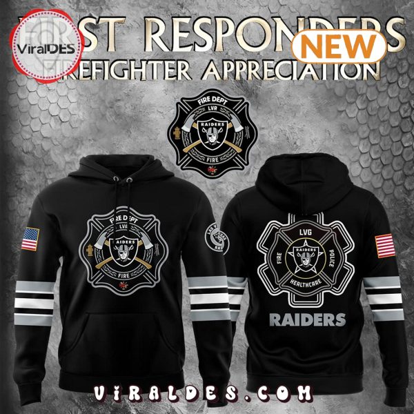 Las Vegas Raiders 2024 Firefighter Appreciation Hoodie