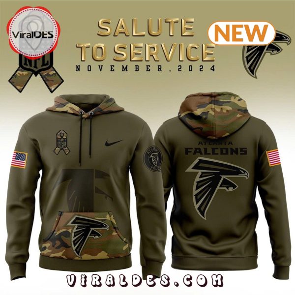 Limited Edition Atlanta Falcons Salute to Service Hoodie