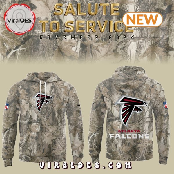 Limited Edition Atlanta Falcons Salute to Service Realtree Hoodie