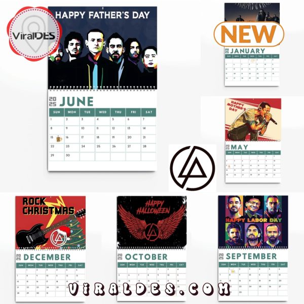 Linkin Park 2025 Happy New Year Calendar