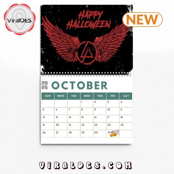 Linkin Park 2025 Happy New Year Calendar