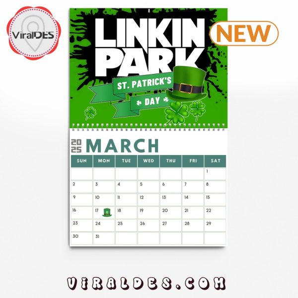 Linkin Park 2025 Happy New Year Calendar