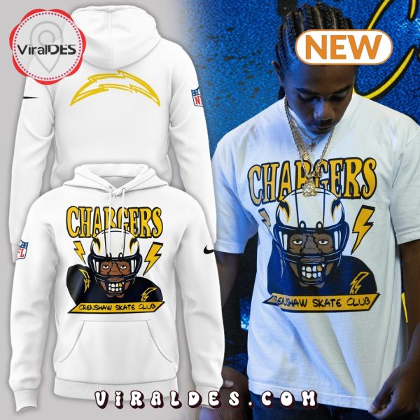 Los Angeles Chargers City Made White Hoodie, Jogger, Cap