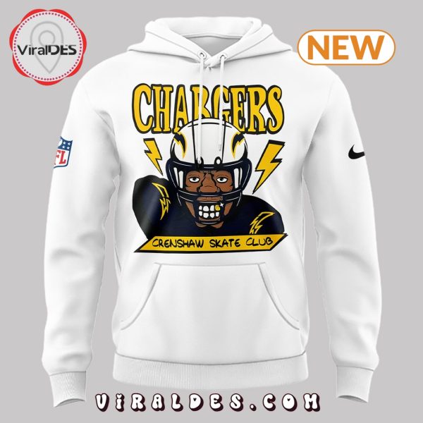 Los Angeles Chargers City Made White Hoodie, Jogger, Cap