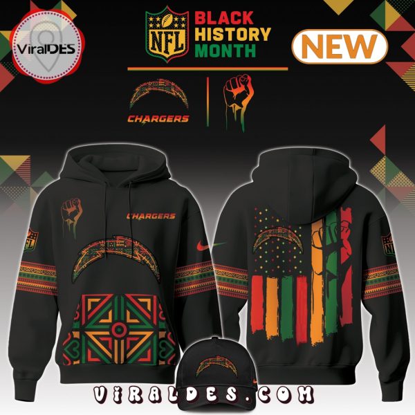 Los Angeles Chargers NFL Black History Month Hoodie, Jogger, Cap