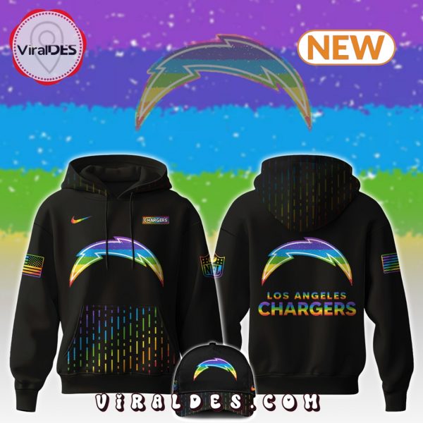 Los Angeles Chargers NFL Happy Pride Month Hoodie, Jogger, Cap