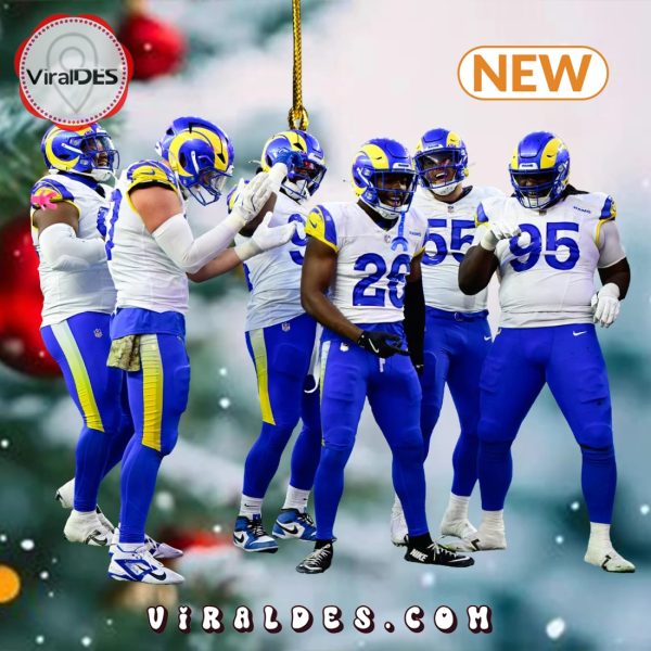 Los Angeles Rams Christmas Ornaments