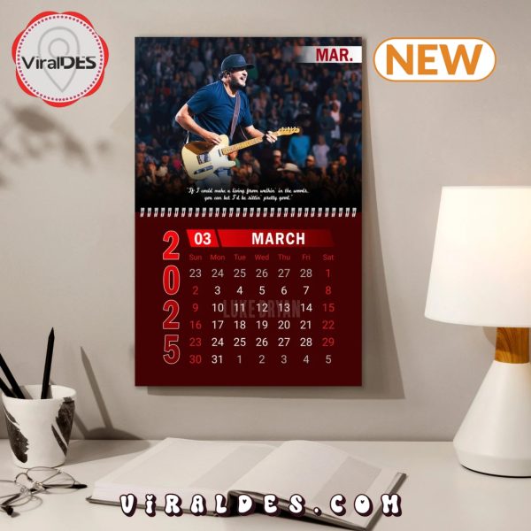 Luke Bryan 2025 Happy New Year Calendar