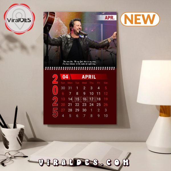 Luke Bryan 2025 Happy New Year Calendar