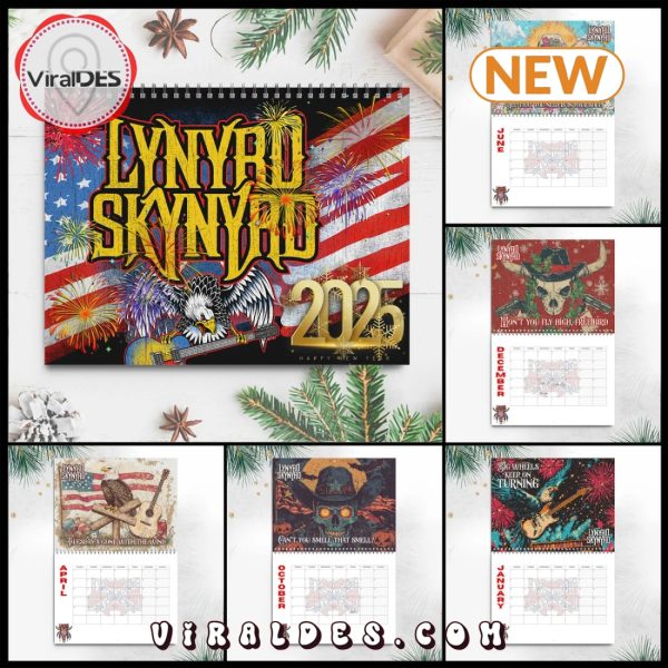 Lynyrd Skynyrd 2025 Happy New Year Calendar