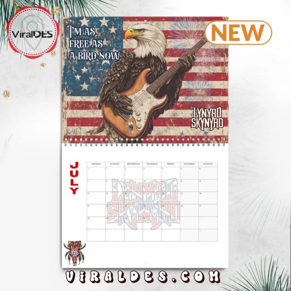 Lynyrd Skynyrd 2025 Happy New Year Calendar