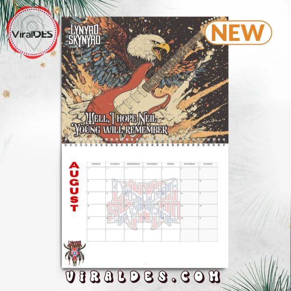 Lynyrd Skynyrd 2025 Happy New Year Calendar