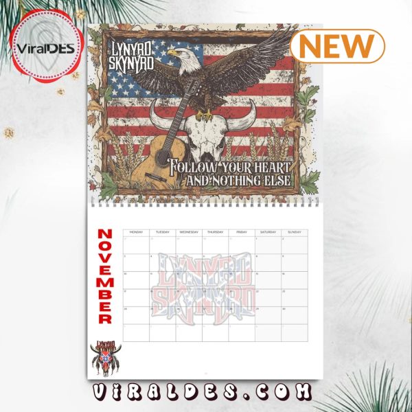 Lynyrd Skynyrd 2025 Happy New Year Calendar