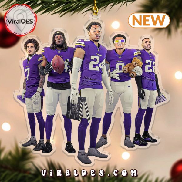 Minnesota Vikings Football Christmas Ornaments