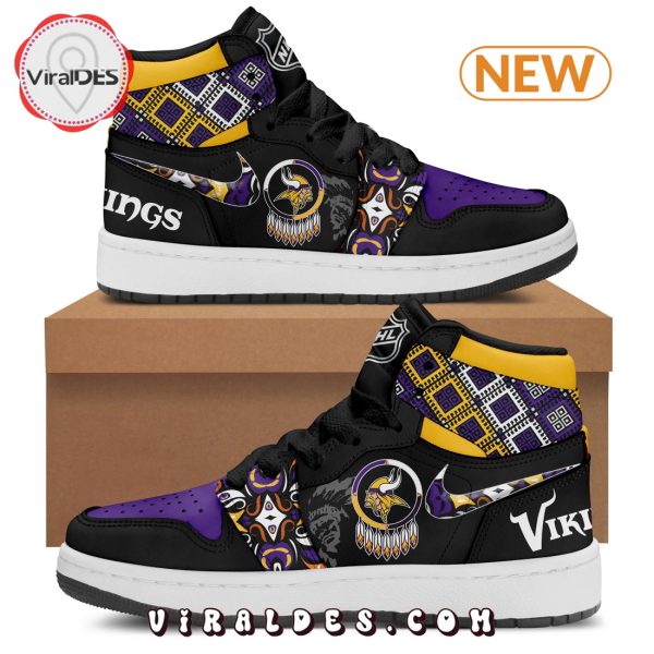 Minnesota Vikings NFL 2024 Native American Air Jordan 1