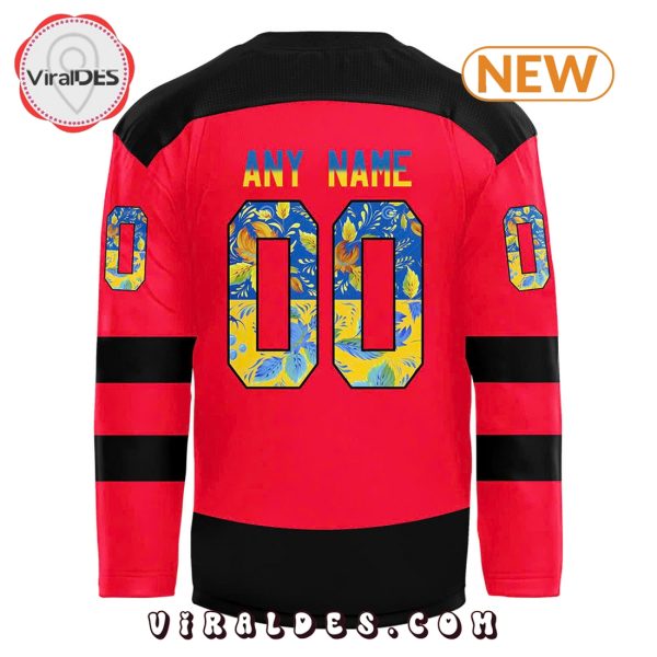 New Jersey Devils 2024 Ukrainian Heritage Day Hockey Jersey