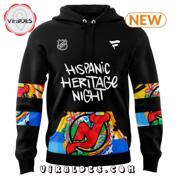 New Jersey Devils Hispanic Heritage Night Black Hoodie