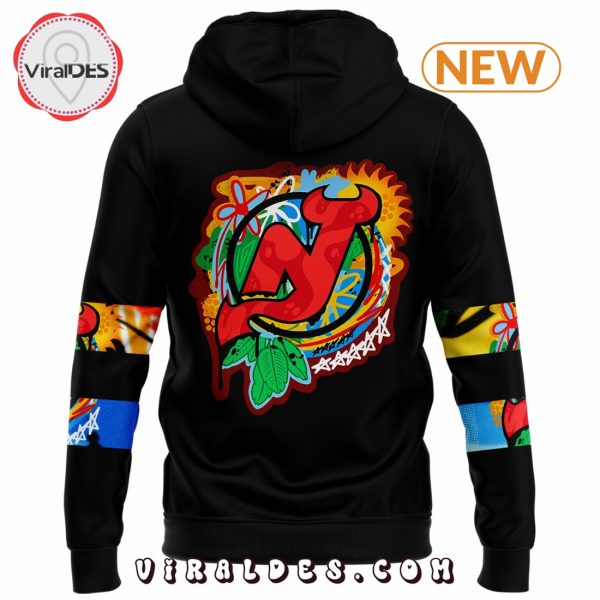 New Jersey Devils Hispanic Heritage Night Black Hoodie