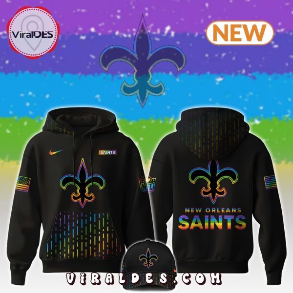 New Orleans Saints NFL Happy Pride Month Hoodie, Jogger, Cap