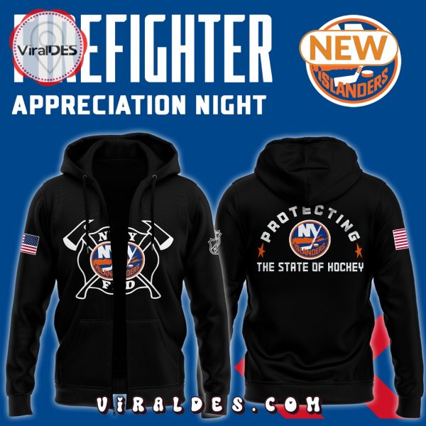 New York Islanders 2024 Firefighter Appreciation Hoodie