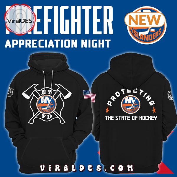 New York Islanders 2024 Firefighter Appreciation Hoodie