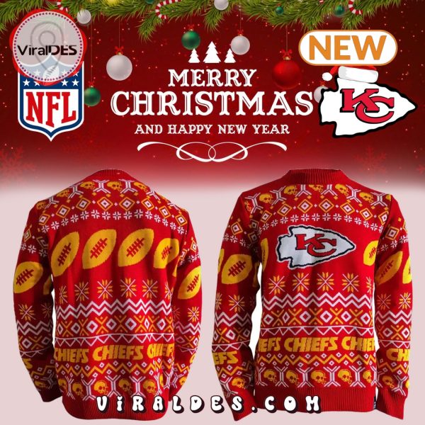 NFL Kansas City Chiefs x Merry Christmas 2024 Sweater