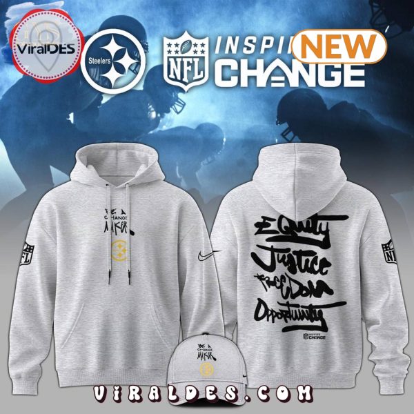 NFL Pittsburgh Steelers Be A Change Maker Hoodie, Cap