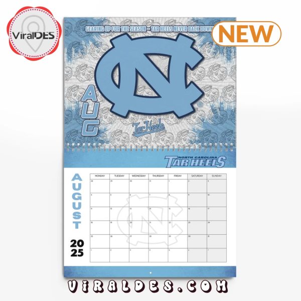 North Carolina Tar Heels 2025 Happy New Year Calendar