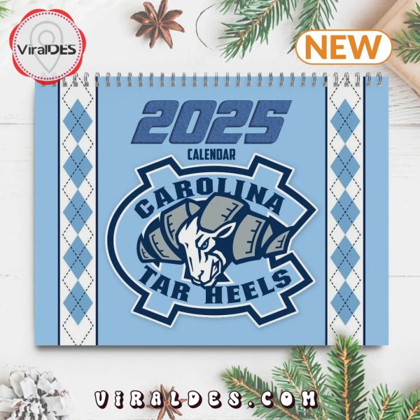 North Carolina Tar Heels 2025 Happy New Year Calendar