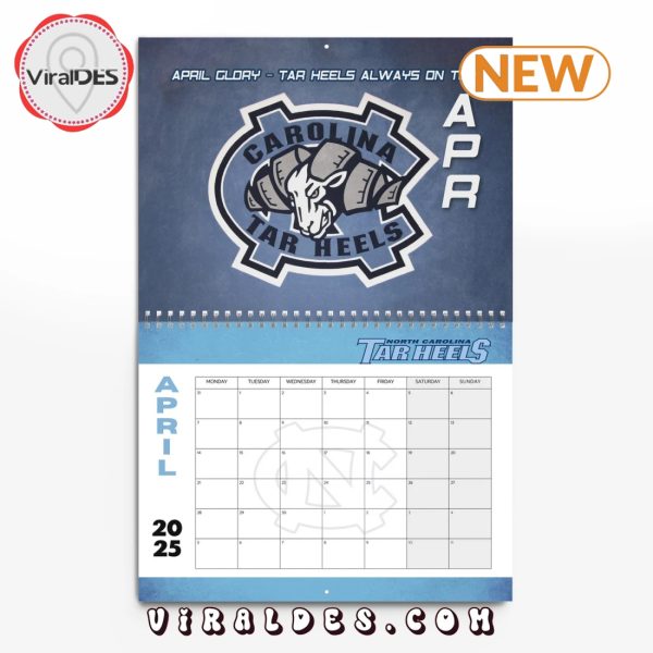 North Carolina Tar Heels 2025 Happy New Year Calendar