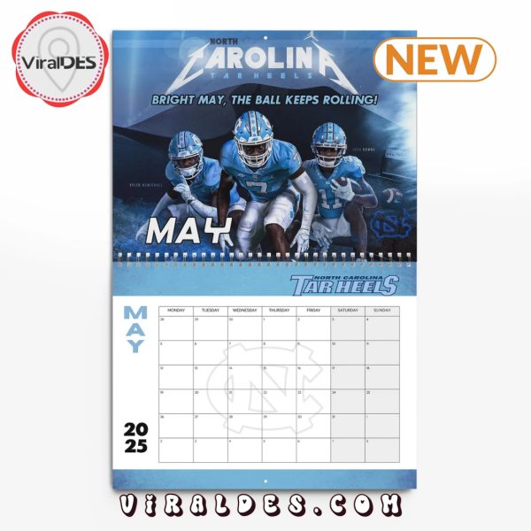 North Carolina Tar Heels 2025 Happy New Year Calendar