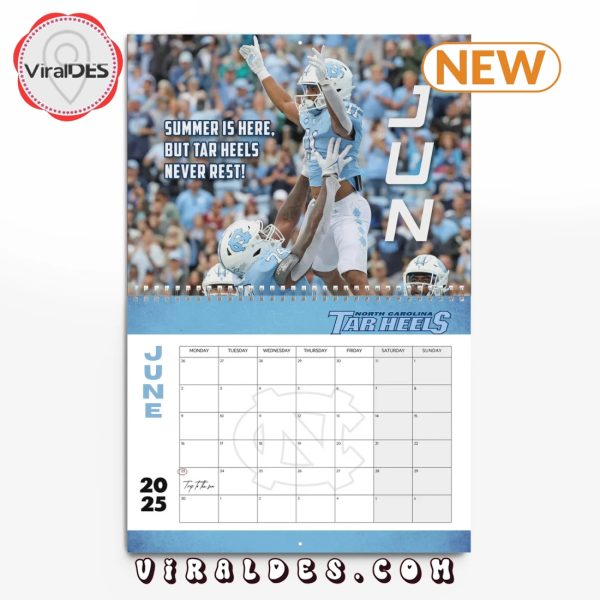 North Carolina Tar Heels 2025 Happy New Year Calendar