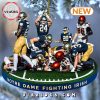 Notre Dame Fighting Irish Football Ornaments