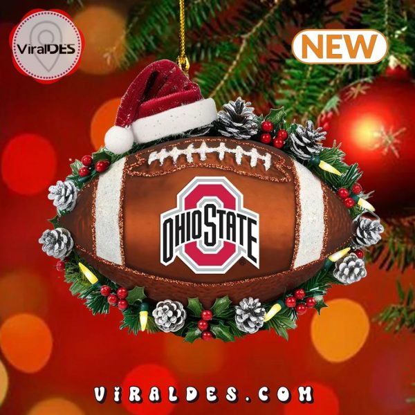 Ohio State Buckeyes 2024 Christmas Ornaments