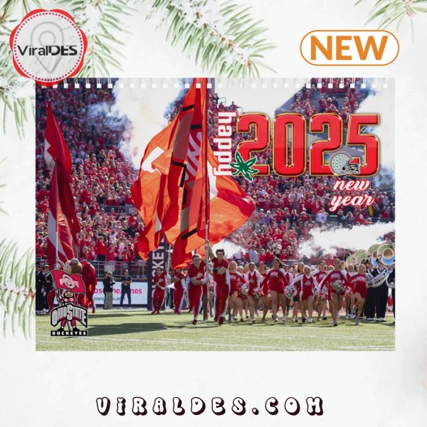 Ohio State Buckeyes 2025 Happy New Year Calendar