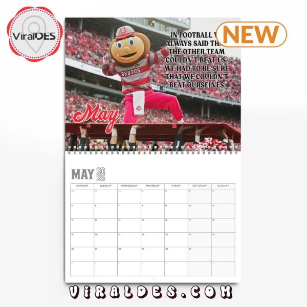 Ohio State Buckeyes 2025 Happy New Year Calendar